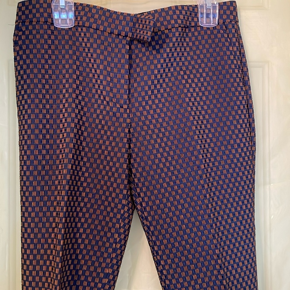 Ann Taylor Black and Brown Devin Fit Pants
